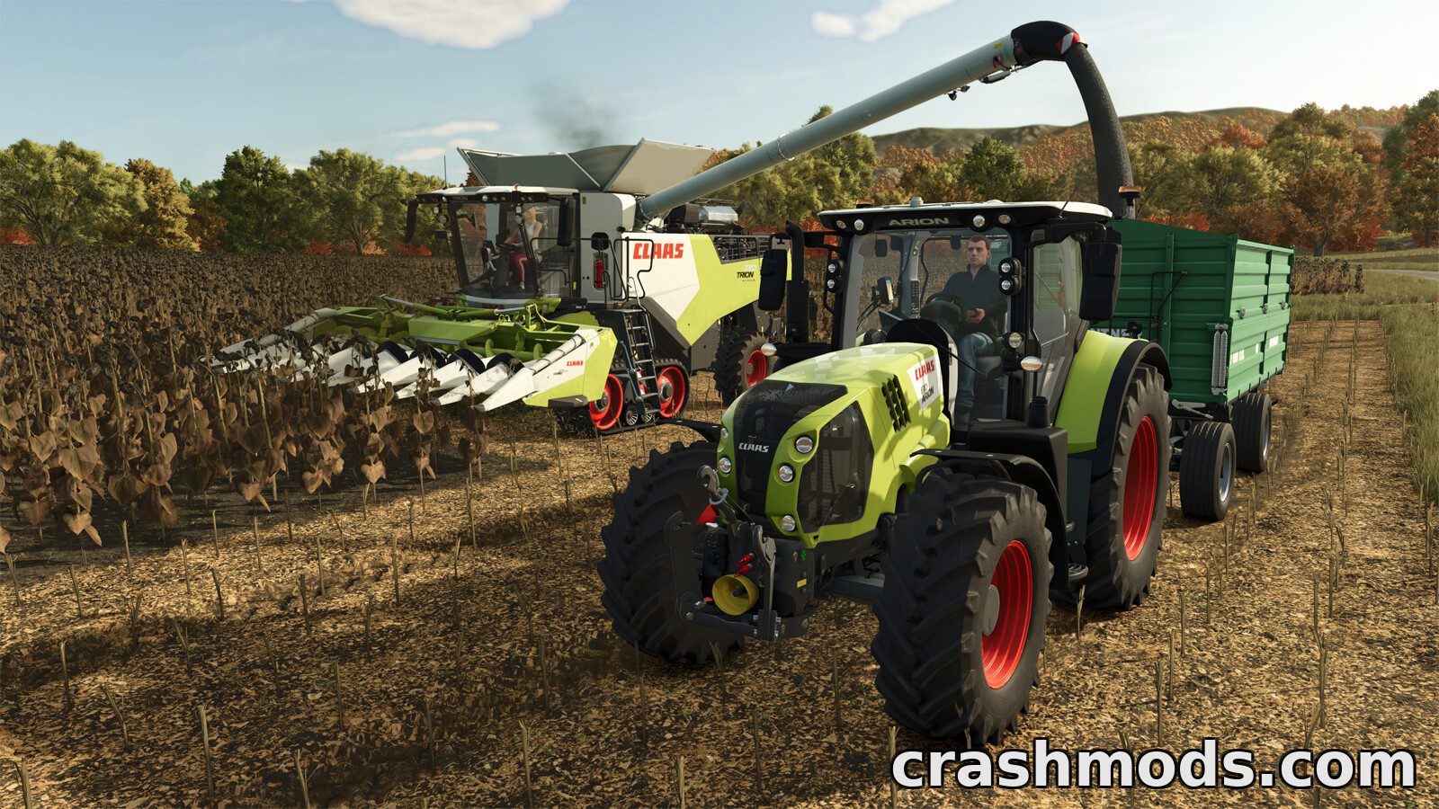 CLAAS TRION 750-720 Pack – Combine and Corn Header – screenshot 3