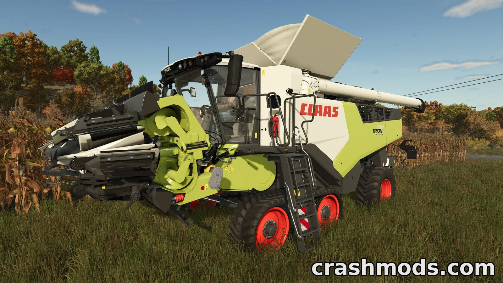 CLAAS TRION 750-720 Pack – Combine and Corn Header – screenshot 5