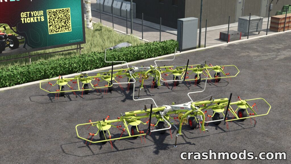 CLAAS VOLTO Pack – 5.80 m and 7.70 m Tedders Farming Simulator 25 mod screenshot
