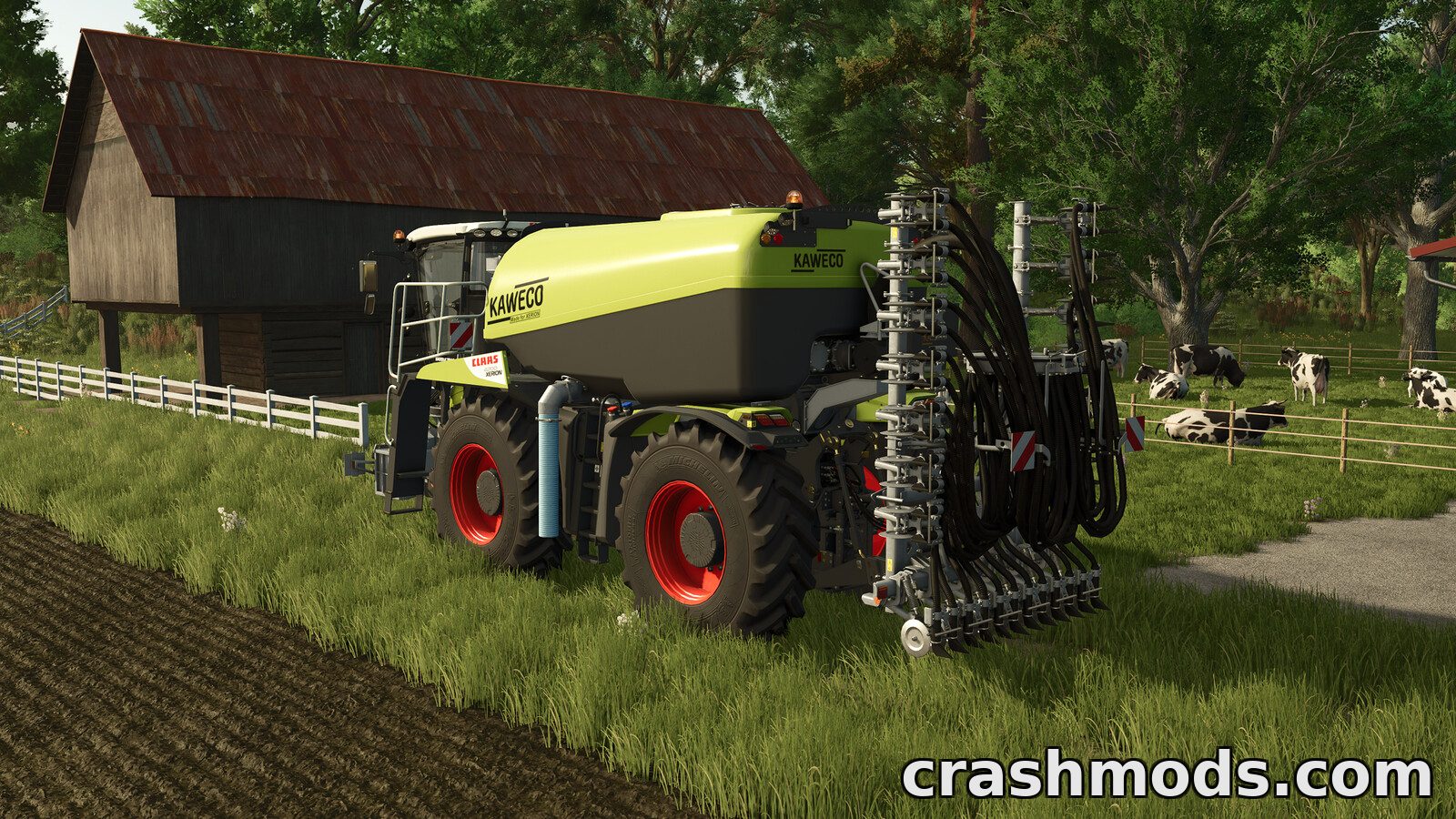 CLAAS XERION SADDLE TRAC Pack – 462 hp Tractor and Kaweco Slurry Set – screenshot 5