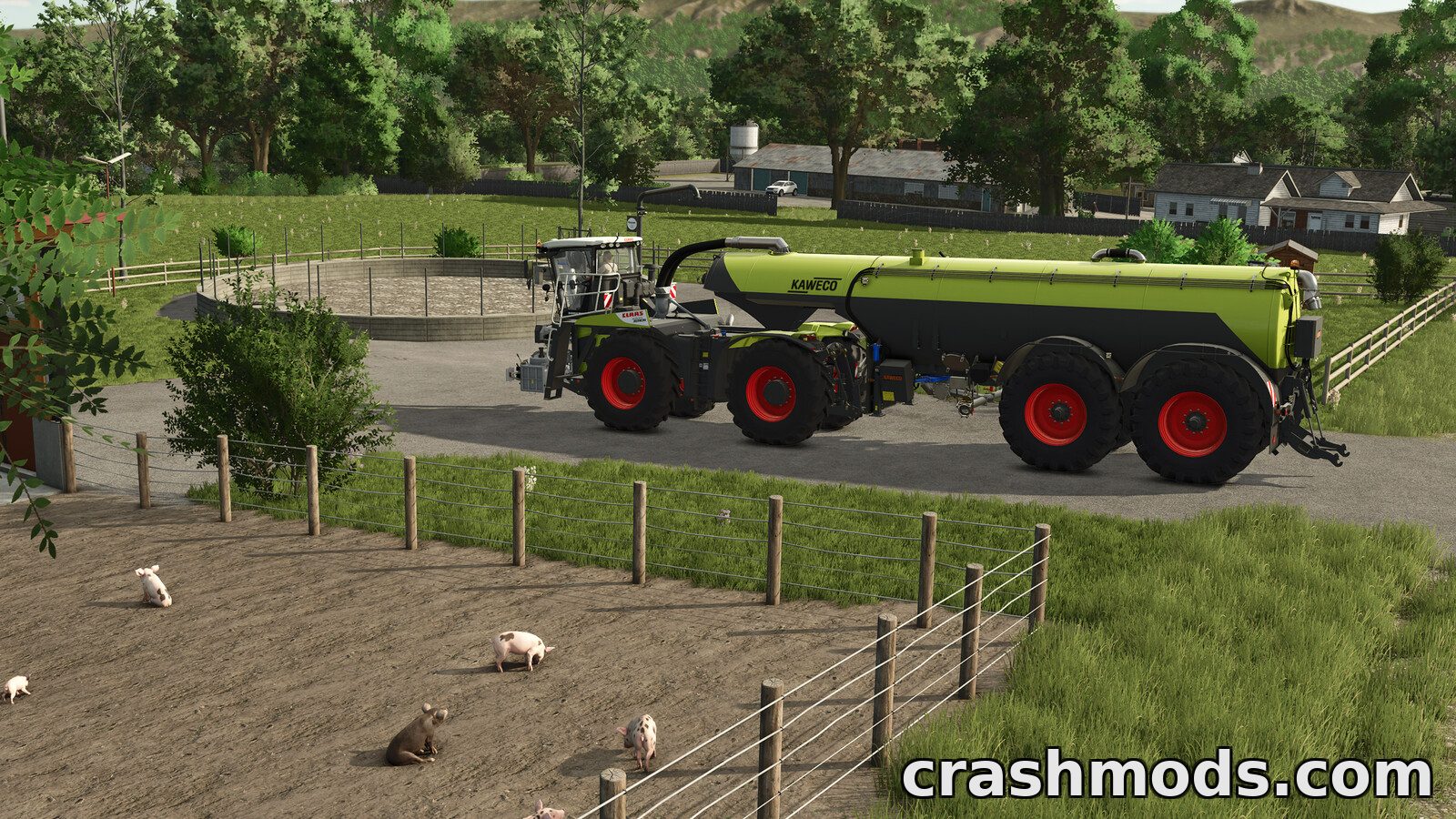 CLAAS XERION SADDLE TRAC Pack – 462 hp Tractor and Kaweco Slurry Set – screenshot 6