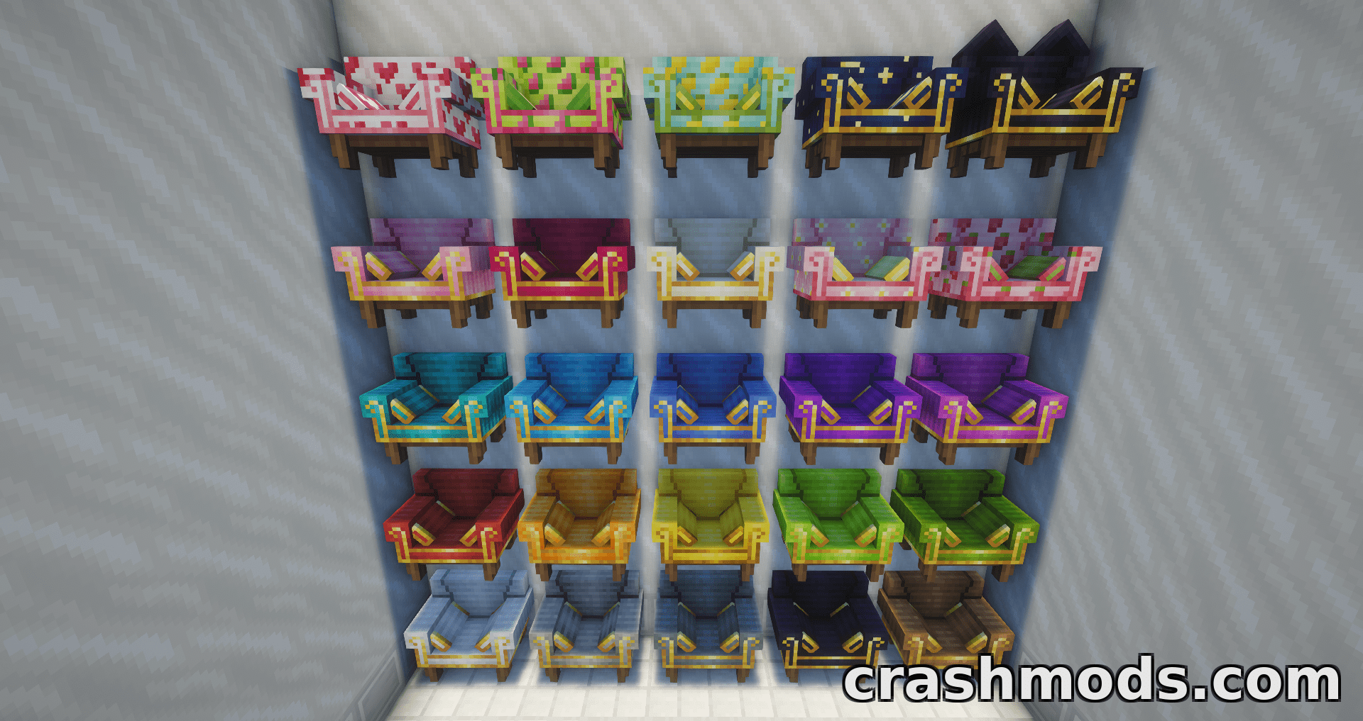 Cluttered – Hundreds of Craftable Furniture and Decor Blocks – screenshot 5