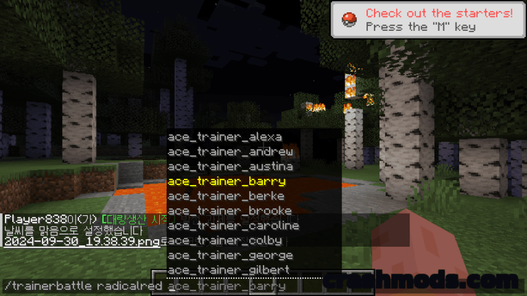 Cobblemon Trainer Battle – NPC Trainers and Item Based Progression Minecraft mod screenshot
