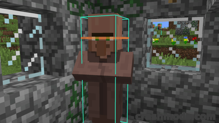 Combat Hitboxes – Colored Debug Hitboxes That Mark Your Target Minecraft mod screenshot