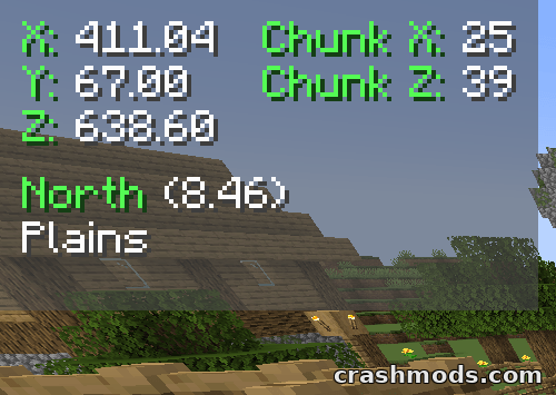 Coordinates Display – Configurable Coordinate HUD with Position Marking – screenshot 4
