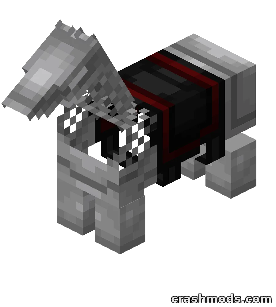 Craftable Horse Armour & Saddle – Recipes for Saddles and Horse Armour Minecraft mod screenshot