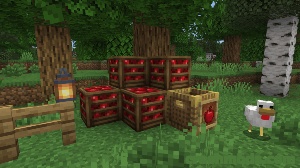 Crate Delight – Storage Crates and Bags for Food, Seeds and Materials Minecraft mod screenshot