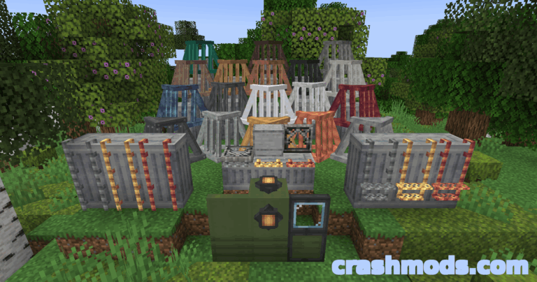 Create: Bells & Whistles – 36 Decorative Train and Station Blocks Minecraft mod screenshot