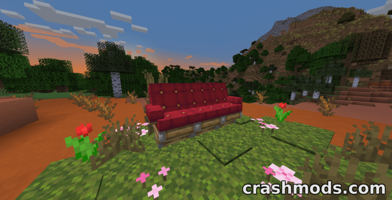 Create: Interiors – Dyed Chairs, Kelp Seats and Seatwood Planks Minecraft mod screenshot
