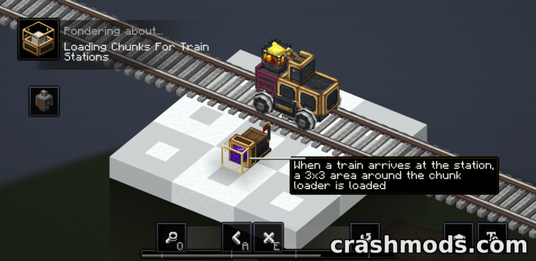 Create: Power Loader (Fabric) – Andesite and Brass Chunk Loaders Minecraft mod screenshot