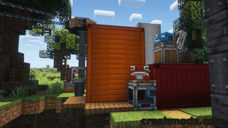 Create: Vibrant Vaults – Colored Item Vaults and Shipping Containers Minecraft mod screenshot