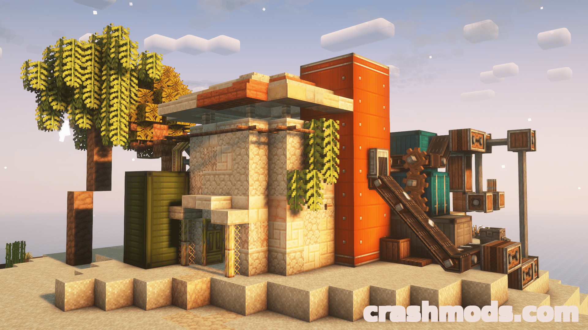 Create: Vibrant Vaults – Colored Item Vaults and Shipping Containers – screenshot 3