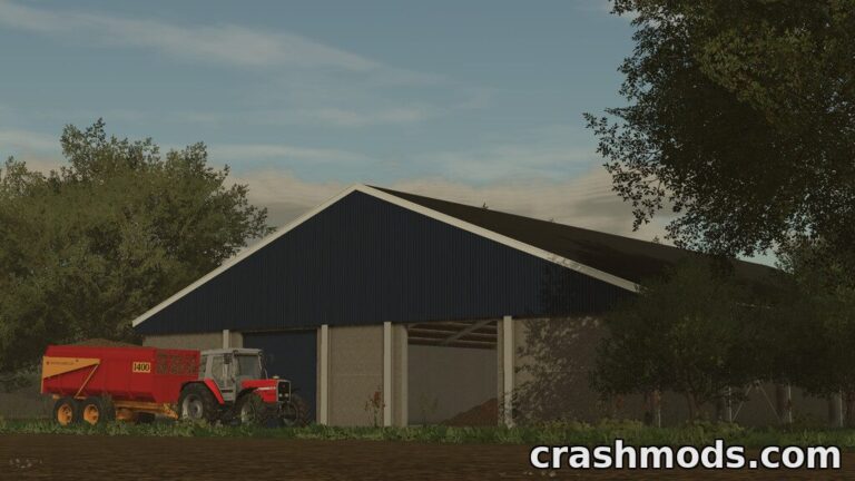 Crop Storage Pack – Colourable Hall for Crops and Machinery Farming Simulator 22 mod screenshot