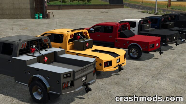 Custom Pickup Truck Bed Pack – 10 Swappable Truck Beds Farming Simulator 25 mod screenshot