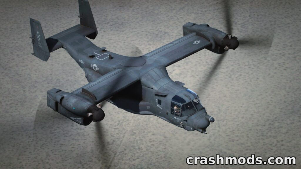 CV-22B Osprey – Add-On Tiltrotor with Interior Grand Theft Auto 5 mod screenshot