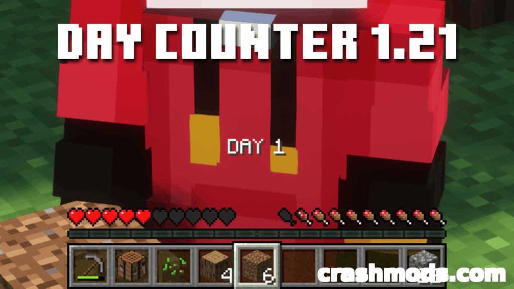 Day Counter (Original) – Live In-Game Day Tracker Above the Hotbar Minecraft mod screenshot