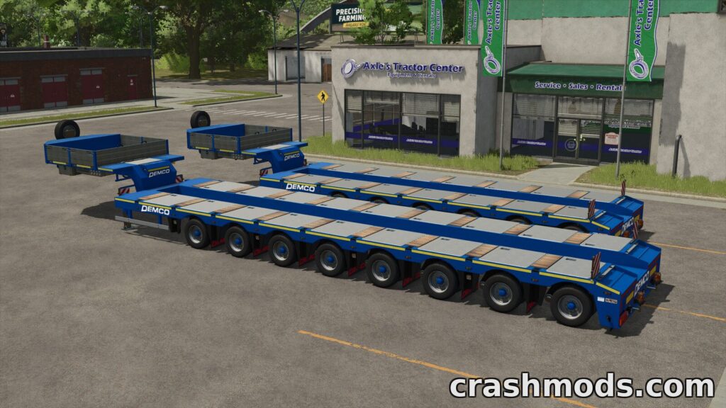 Demco Special Transports – Multi Axle Low Loaders Farming Simulator 25 mod screenshot