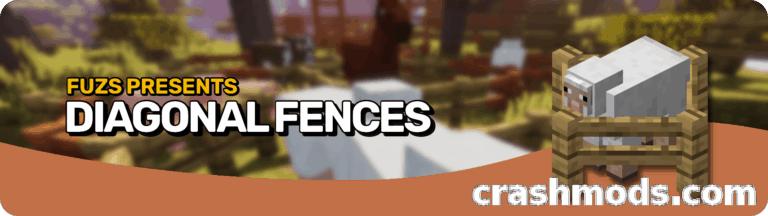Diagonal Fences – Fences That Connect on the Diagonals Minecraft mod screenshot