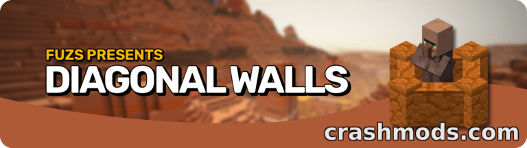 Diagonal Walls – Walls That Connect Diagonally Minecraft mod screenshot