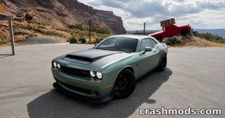 Dodge Challenger SRT Hellcat – VIP Engine and Fixed GPS BeamNG.drive mod screenshot
