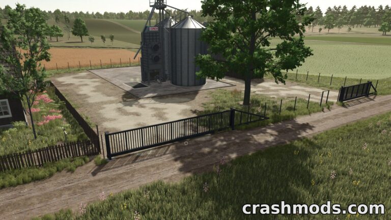 Double Rod Mat Fence Pack – Fence, Door and Sliding Gates Farming Simulator 25 mod screenshot