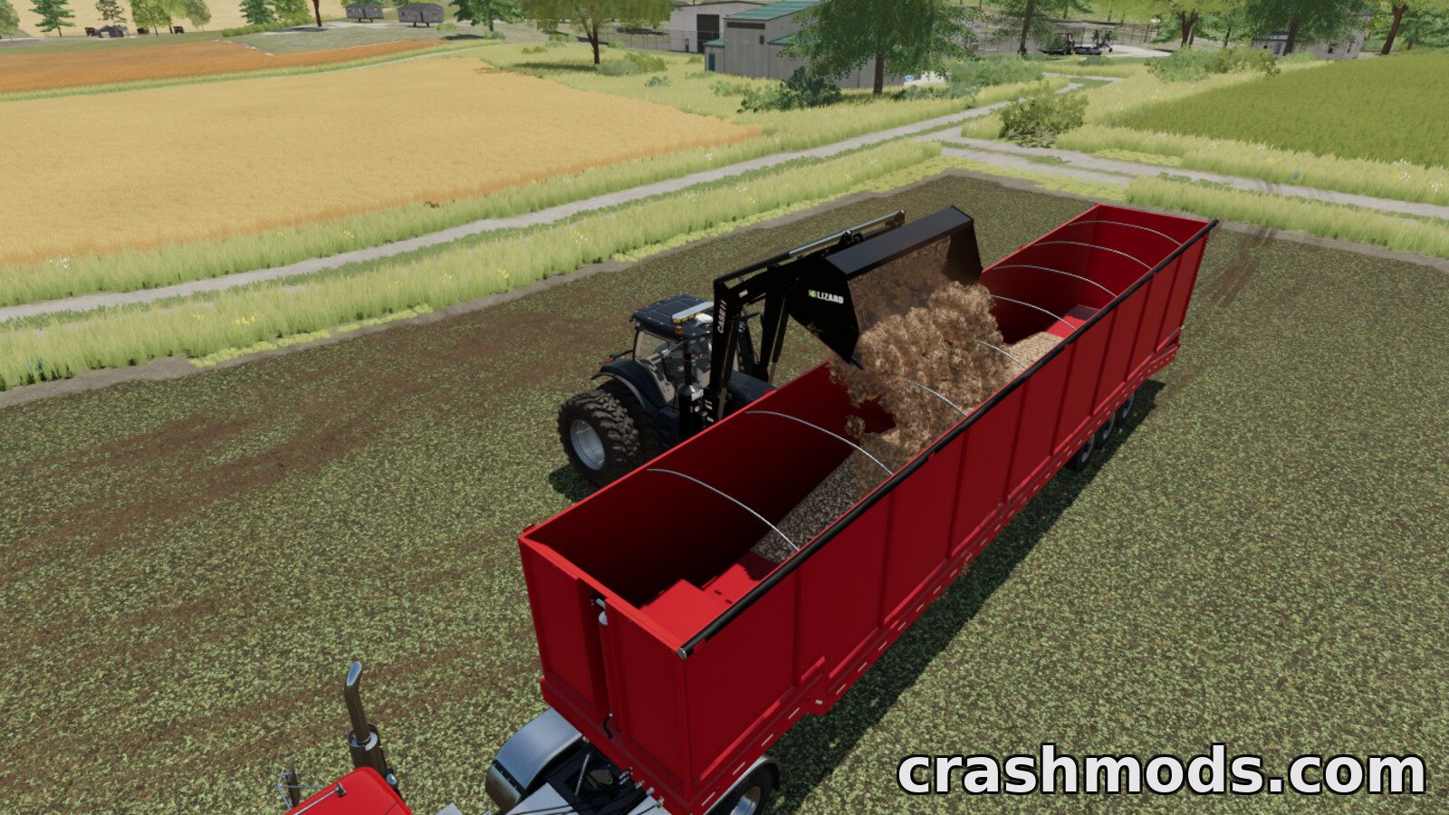 Dropdeck Trailer – 53 ft Bale Autoloader with Tipper and Tank – screenshot 4