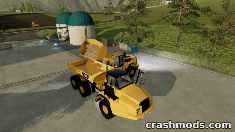 Dumpers Pack – 745C and 725A Dump Trucks up to 50,000 l Farming Simulator 22 mod screenshot