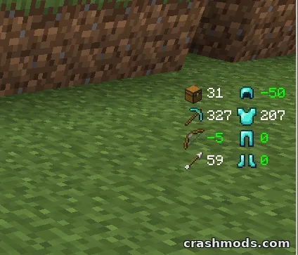 Durability Viewer Updated – Armor and Tool Durability HUD – screenshot 2