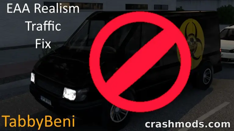 EAA Realism Traffic Fix – Removes Fictional Company Van Liveries Euro Truck Simulator 2 mod screenshot