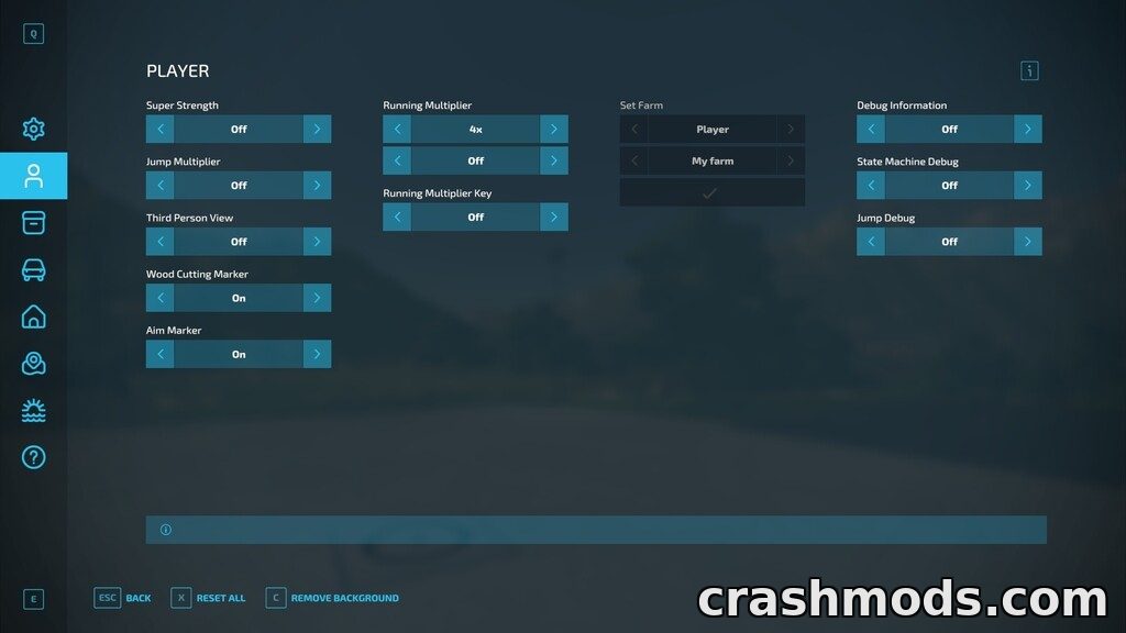 Easy Development Controls – Testing Tool with Teleport and Growth Control – screenshot 2