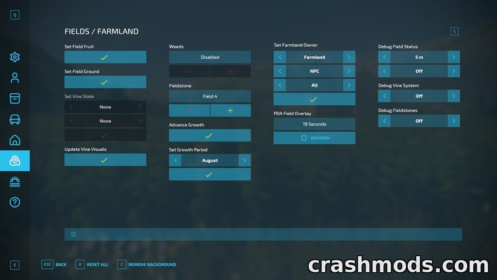 Easy Development Controls – Testing Tool with Teleport and Growth Control – screenshot 5