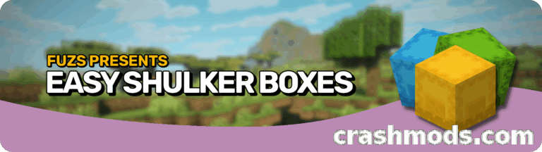 Easy Shulker Boxes – Browse and Manage Contents from Your Inventory Minecraft mod screenshot
