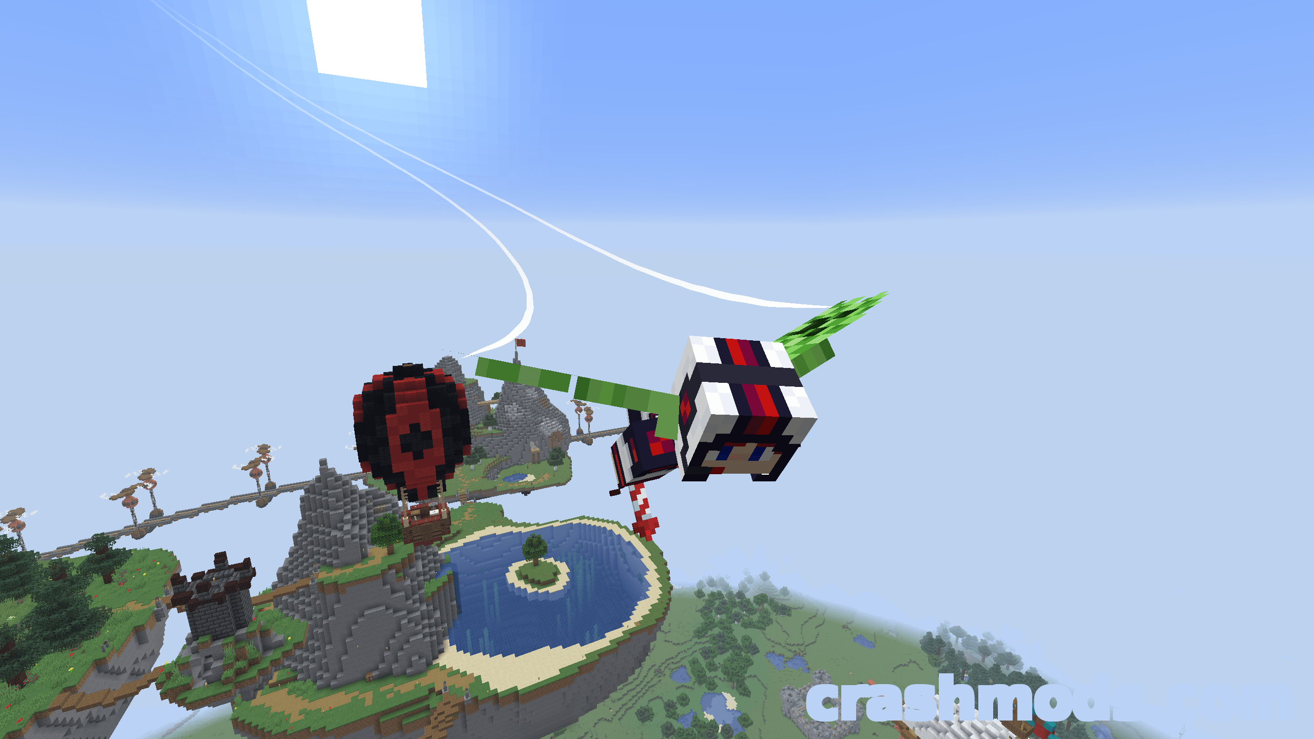 Elytra Contrails Mod – Accurate Configurable Flight Trails – screenshot 2