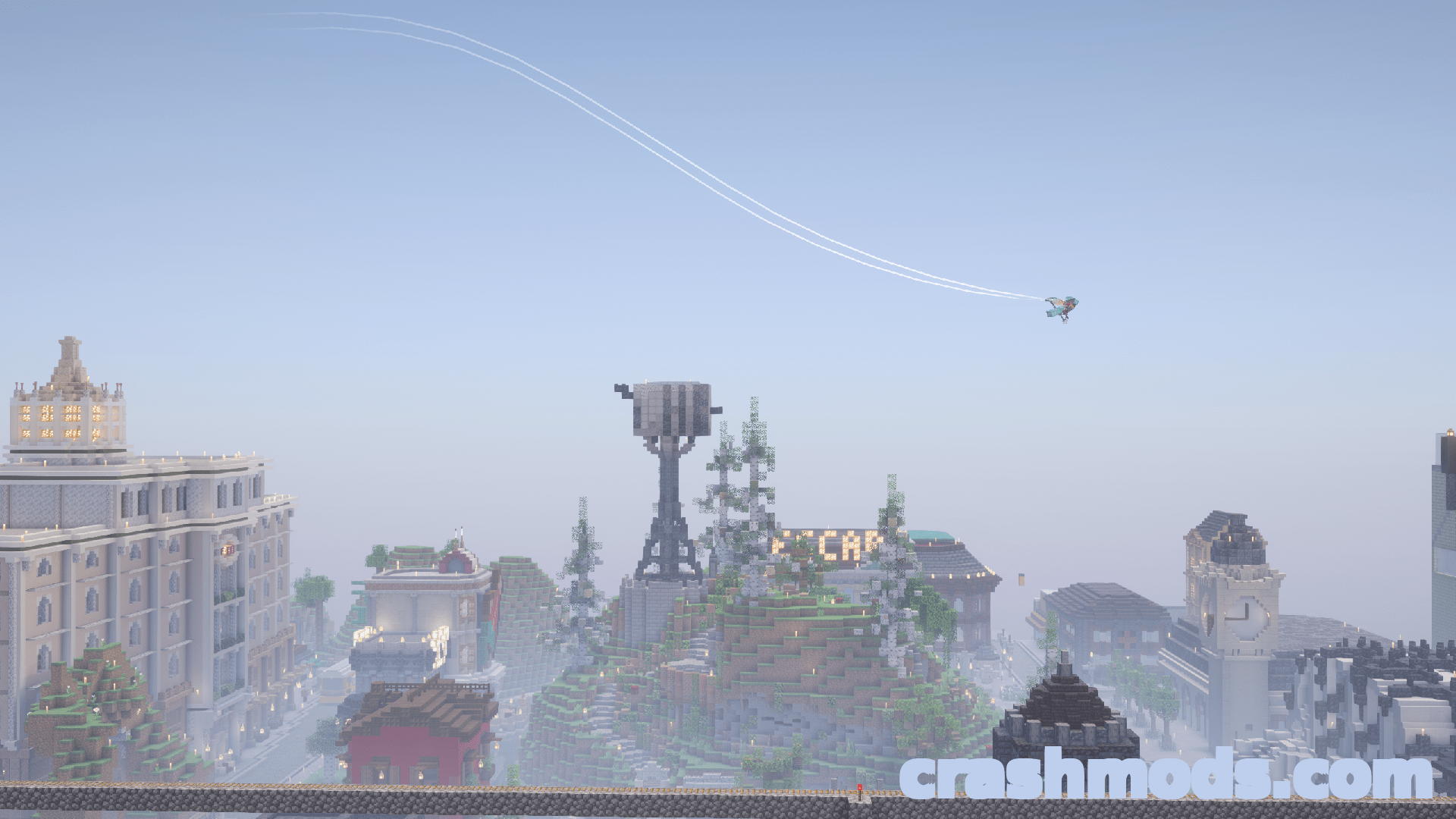 Elytra Contrails Mod – Accurate Configurable Flight Trails – screenshot 4