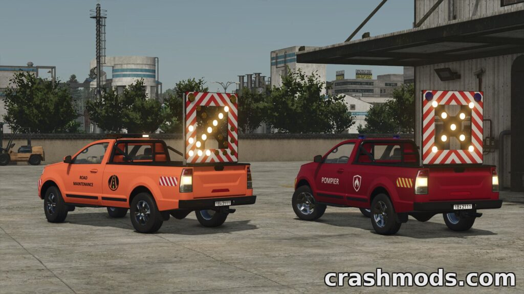 Emergency Service – Police Fire and Ambulance Cars Farming Simulator 25 mod screenshot