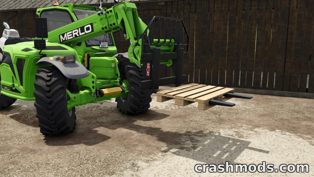 Empty Pallet – Transport Pallet with Tension Belts Farming Simulator 25 mod screenshot