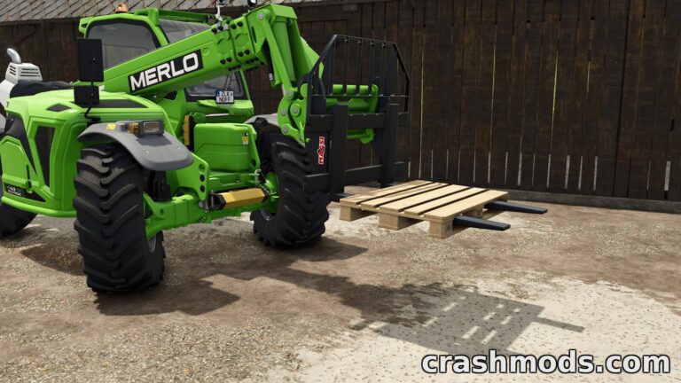 Empty Pallet – Transport Pallet with Tension Belts Farming Simulator 25 mod screenshot