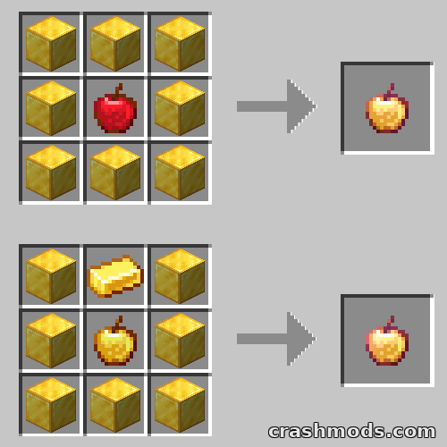 Enchanted Golden Apple Addition – Craftable Enchanted Apples with New Advancements – screenshot 2