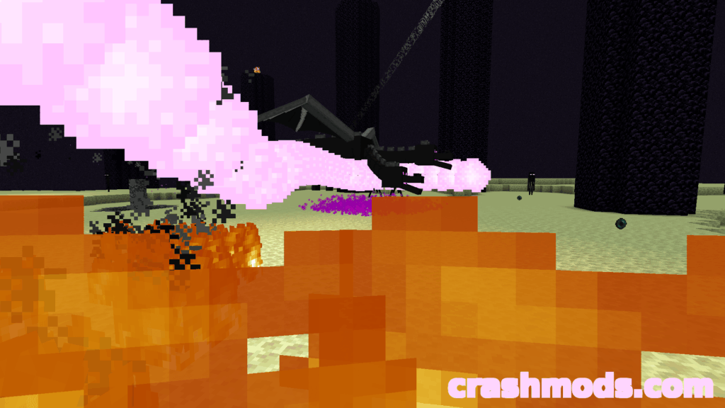 Ender Trigon – Three-Headed Ender Dragon Boss Overhaul Minecraft mod screenshot