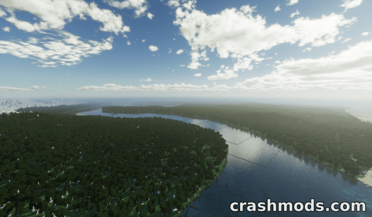 Epic Terrain – Realistic World Generation with Alpine Peaks and Rivers Minecraft mod screenshot