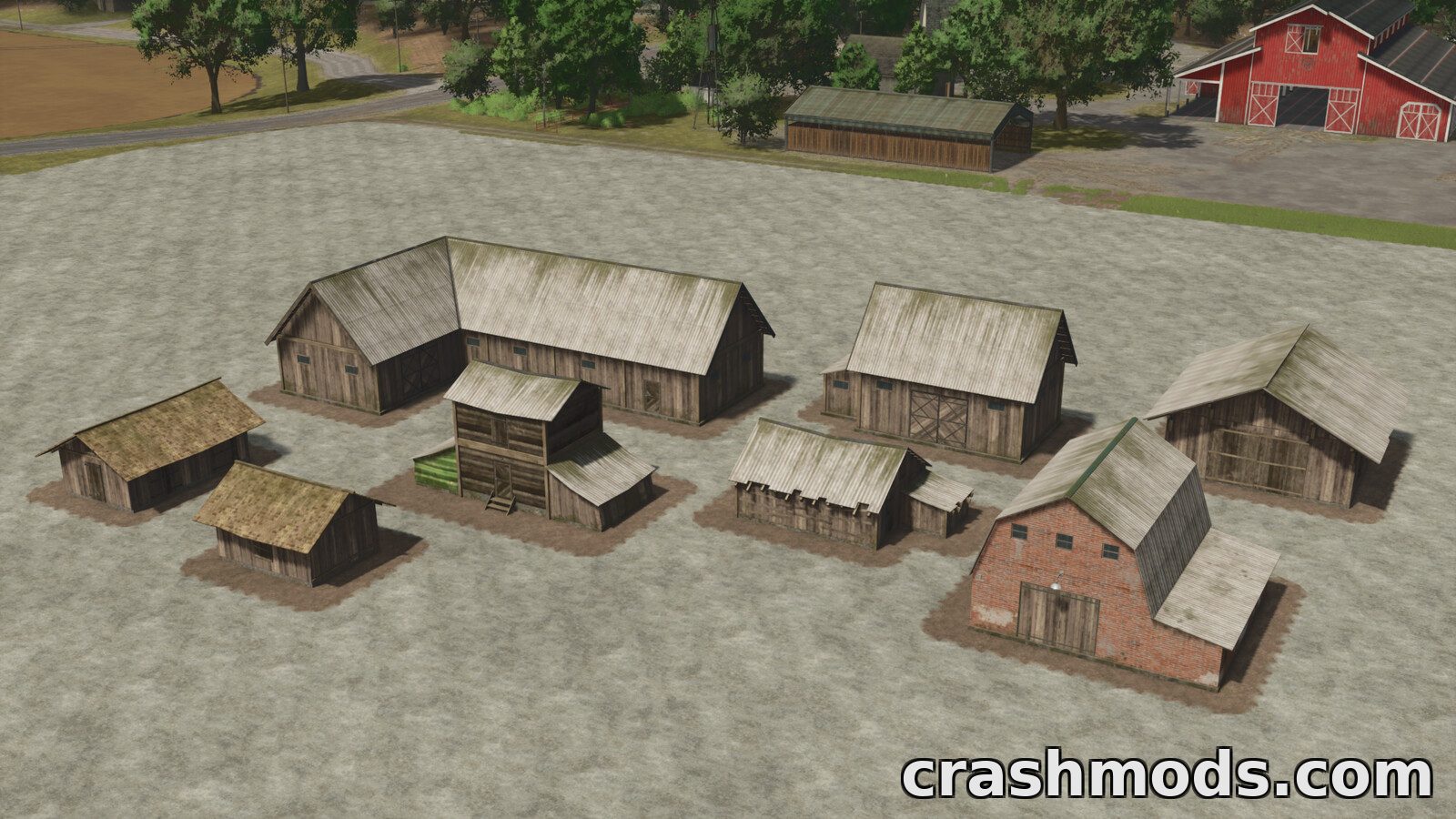 European Decorative Buildings Pack – Village Houses and Barns – screenshot 5