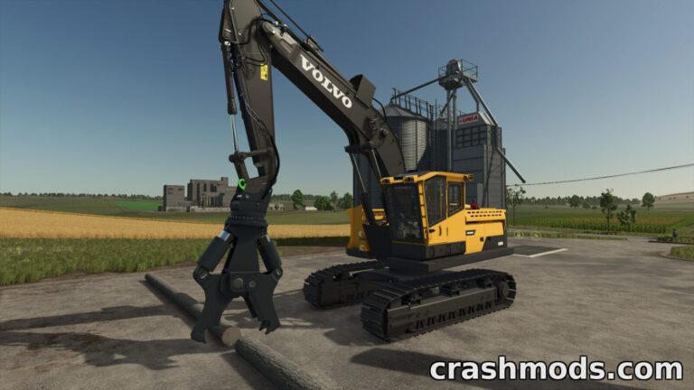 Excavator Attachments – 18-Tool Forestry and Bucket Pack Farming Simulator 25 mod screenshot