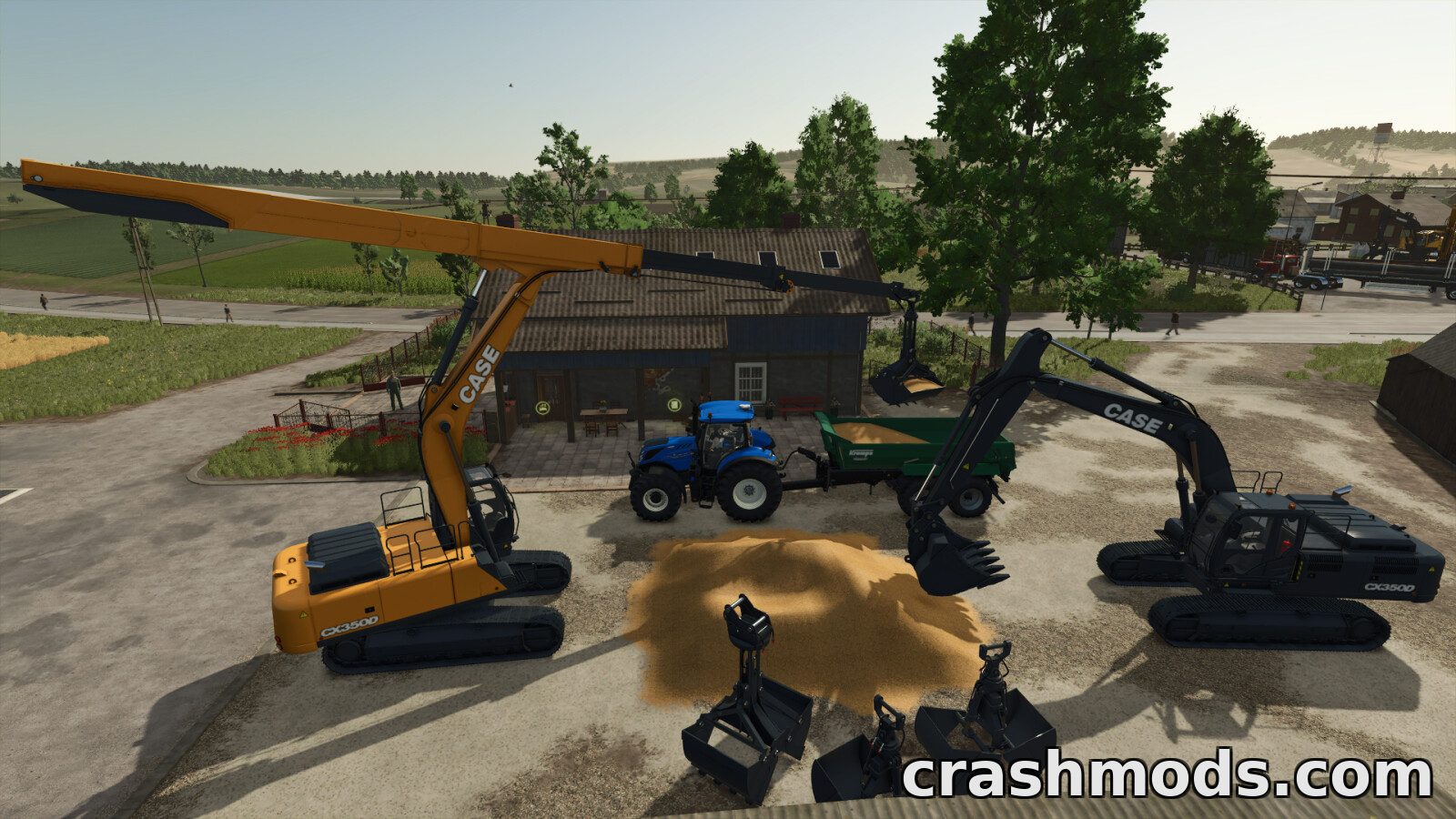 Excavator Attachments – 18-Tool Forestry and Bucket Pack – screenshot 6