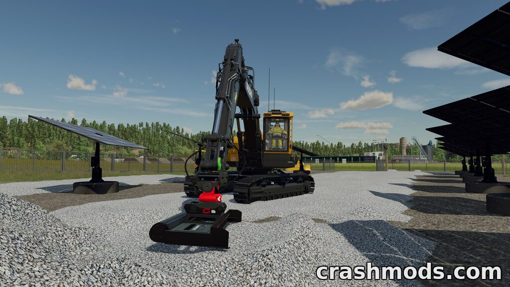 Excavator Tool Pack – Rototilt, Crusher Bucket and Volvo HB30 Breaker – screenshot 3
