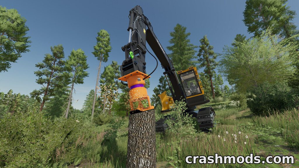 Excavator Tool Pack – Rototilt, Crusher Bucket and Volvo HB30 Breaker – screenshot 4