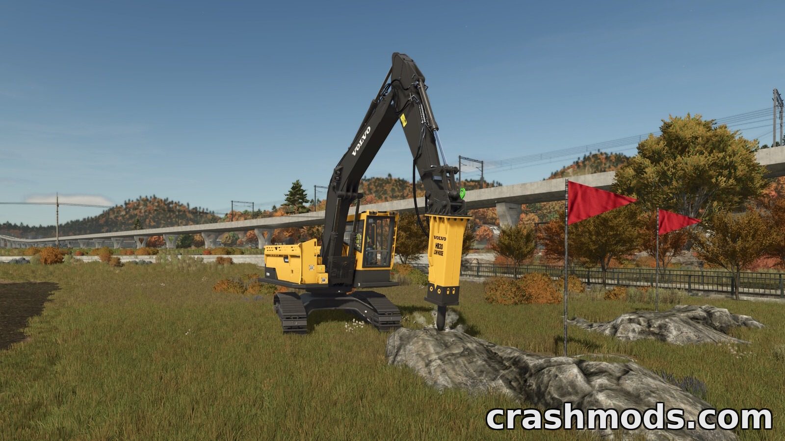 Excavator Tool Pack – Rake, Breaker and HD Bucket – screenshot 3