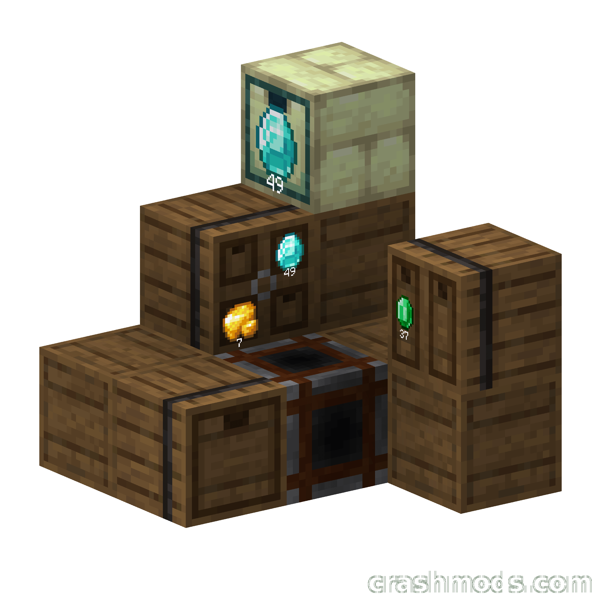 Extended Drawers – Modular Item Storage with Compacting and Upgrades – screenshot 2