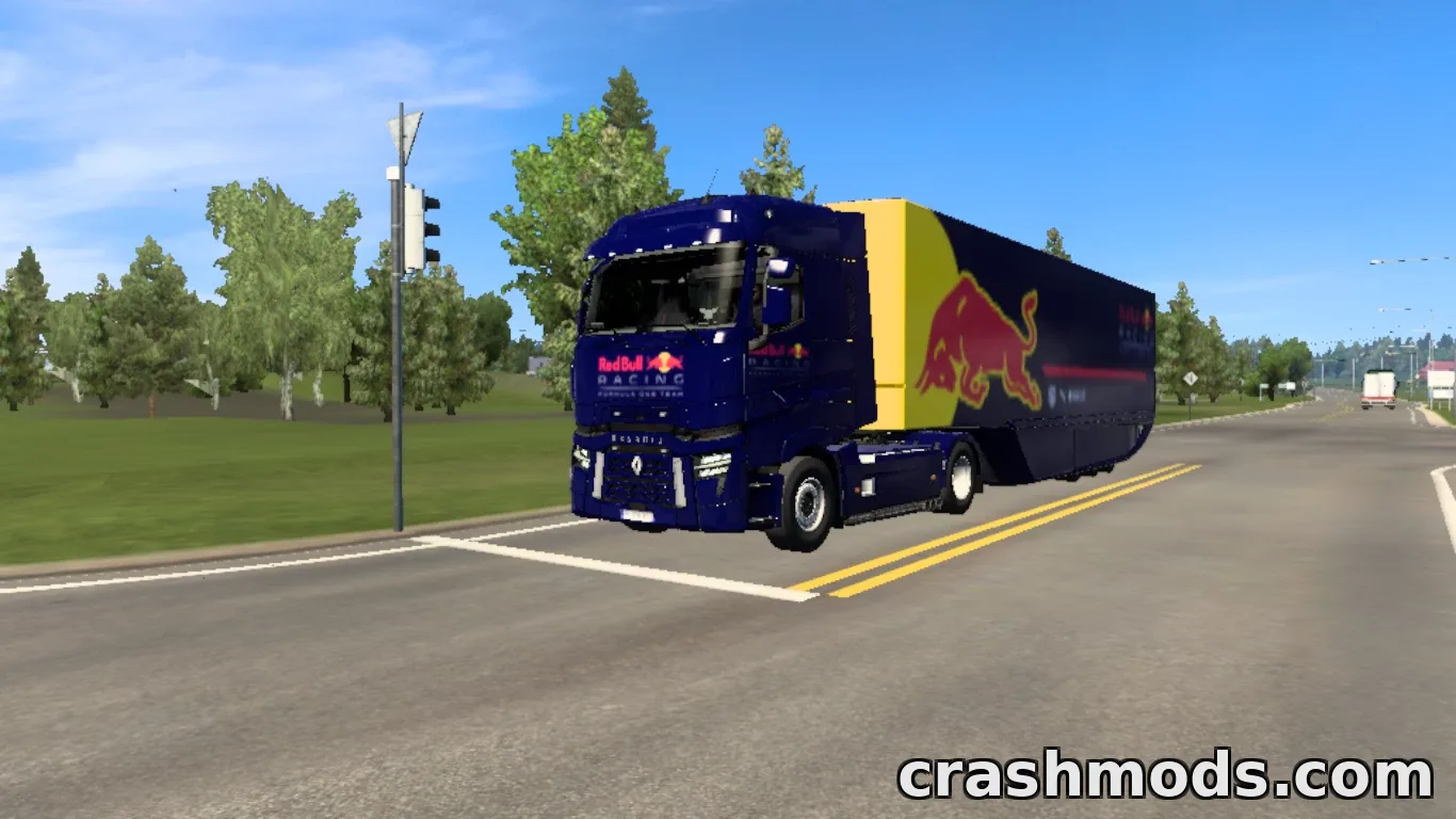 F1 Red Bull – Racing Team Skin for Renault T – screenshot 2