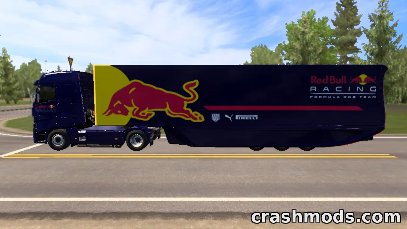 F1 Red Bull – Racing Team Skin for Renault T – screenshot 3