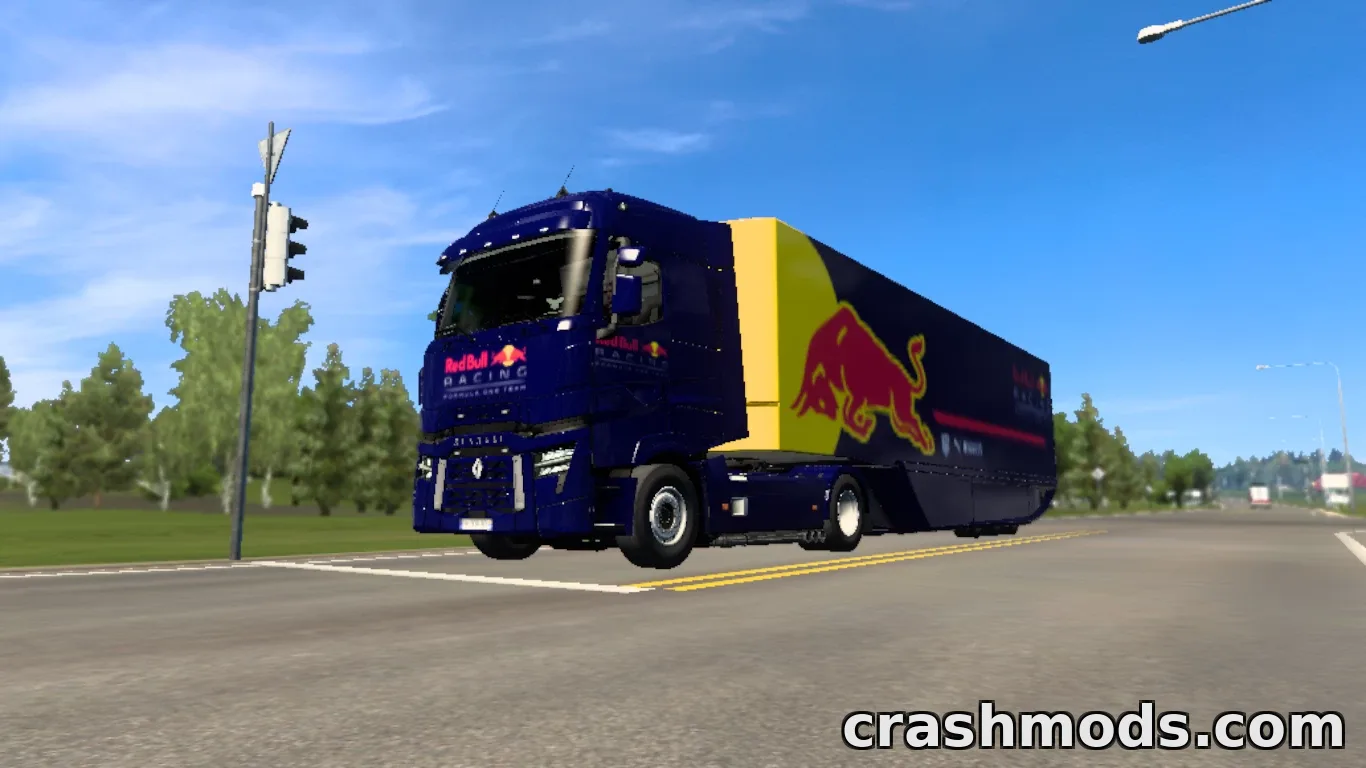 F1 Red Bull – Racing Team Skin for Renault T – screenshot 4